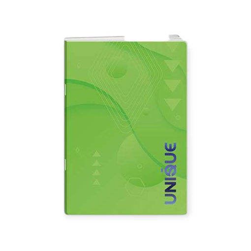 Picture of A5 UNIQUE LINED GLUED NOTEBOOK 96PGS GREEN